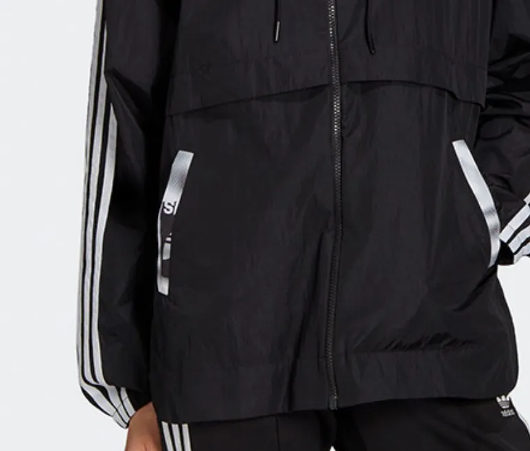 Adidas Originals Trefoil Jackets Women s Black POIZON