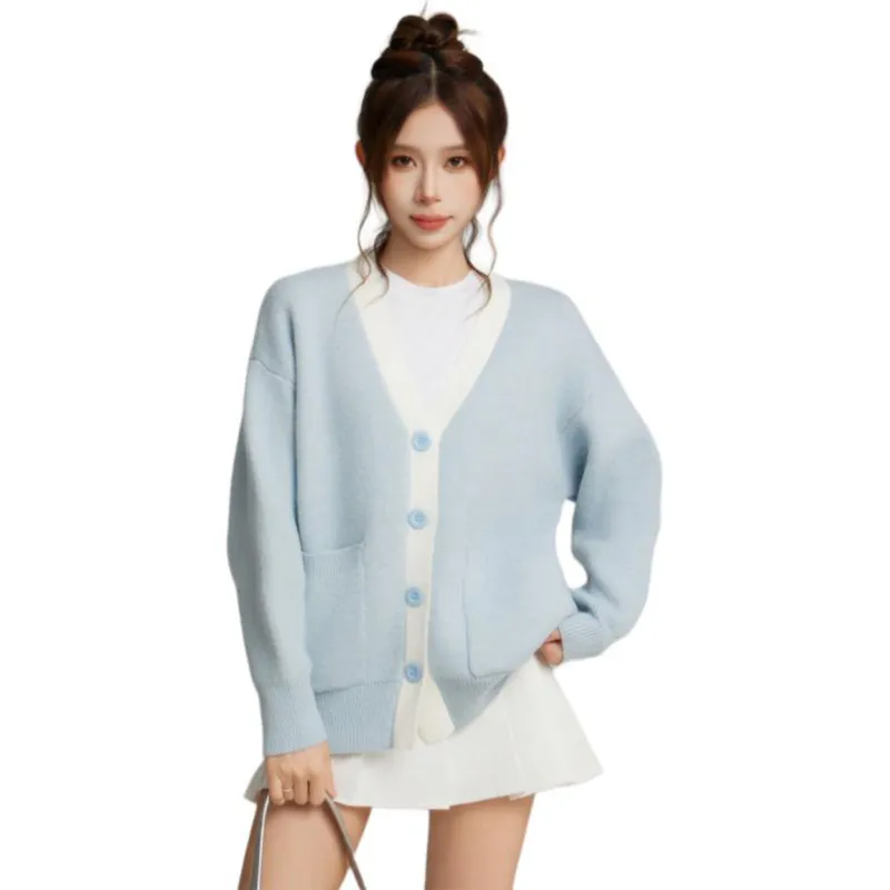EVPGB Knitwear Women's Light Blue-6