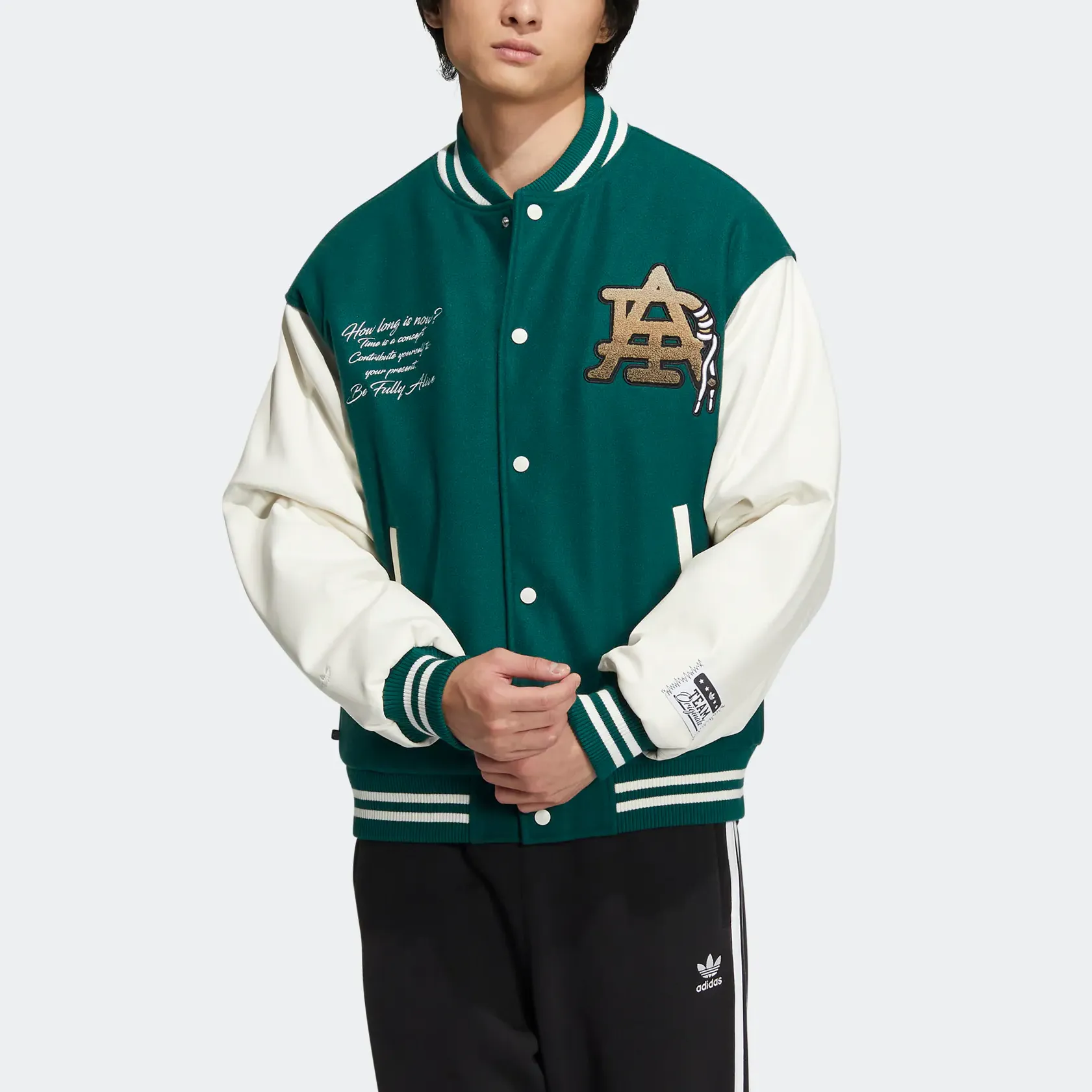 Adidas Originals MC VARSITY Jackets Men Green