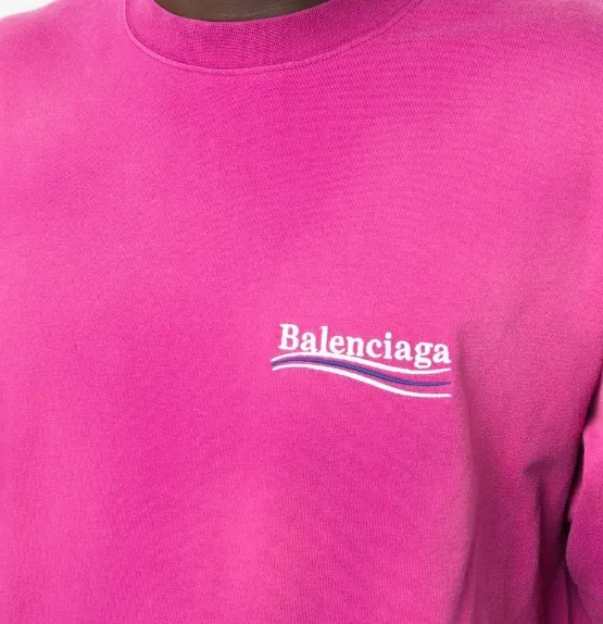 Balenciaga Oversize T Shirt 'Dark Fuchsia'