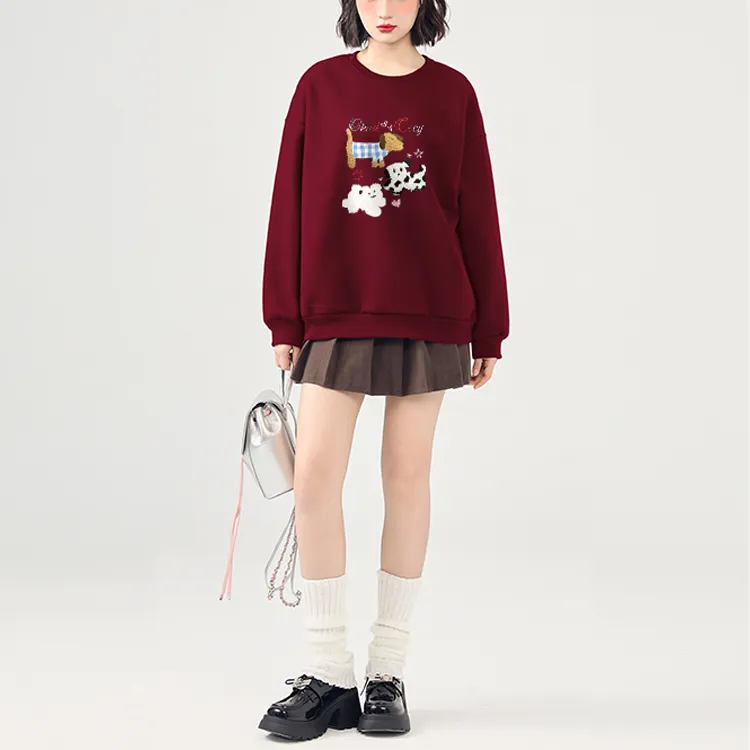 Cotton Sweatshirts Unisex-22