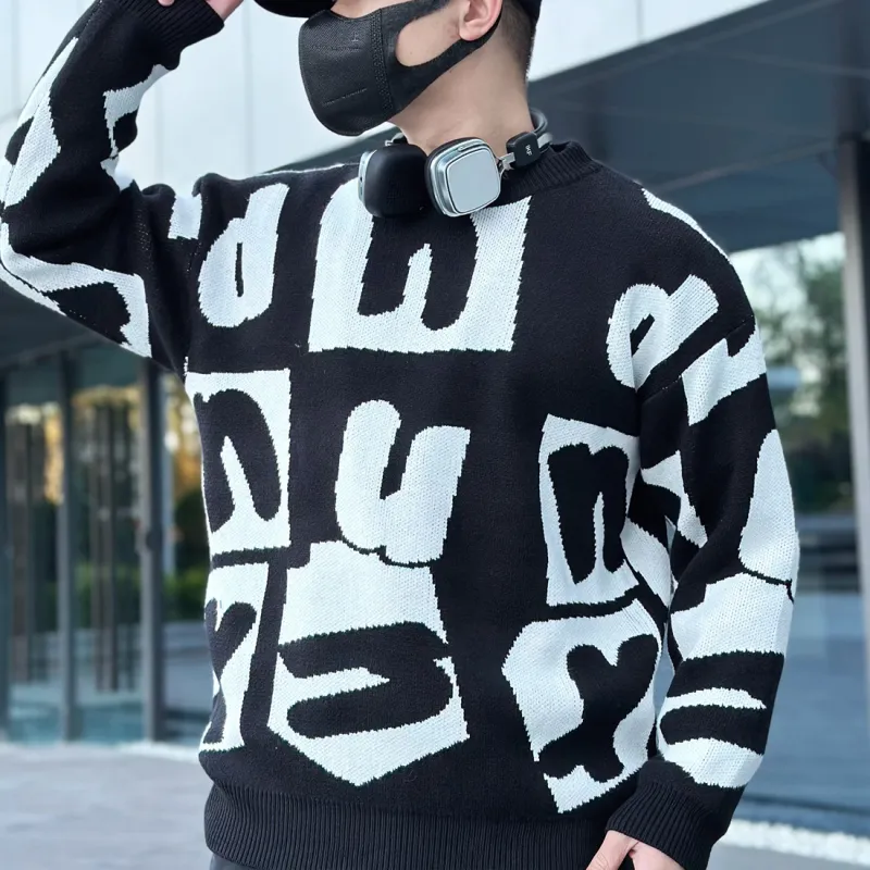 Dnnnn Sweater For Fall And Winter Unisex-3