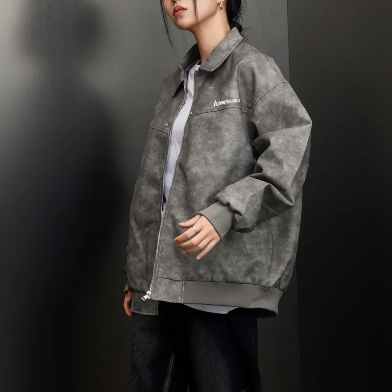 Kawasaki Leather Jackets Unisex-37