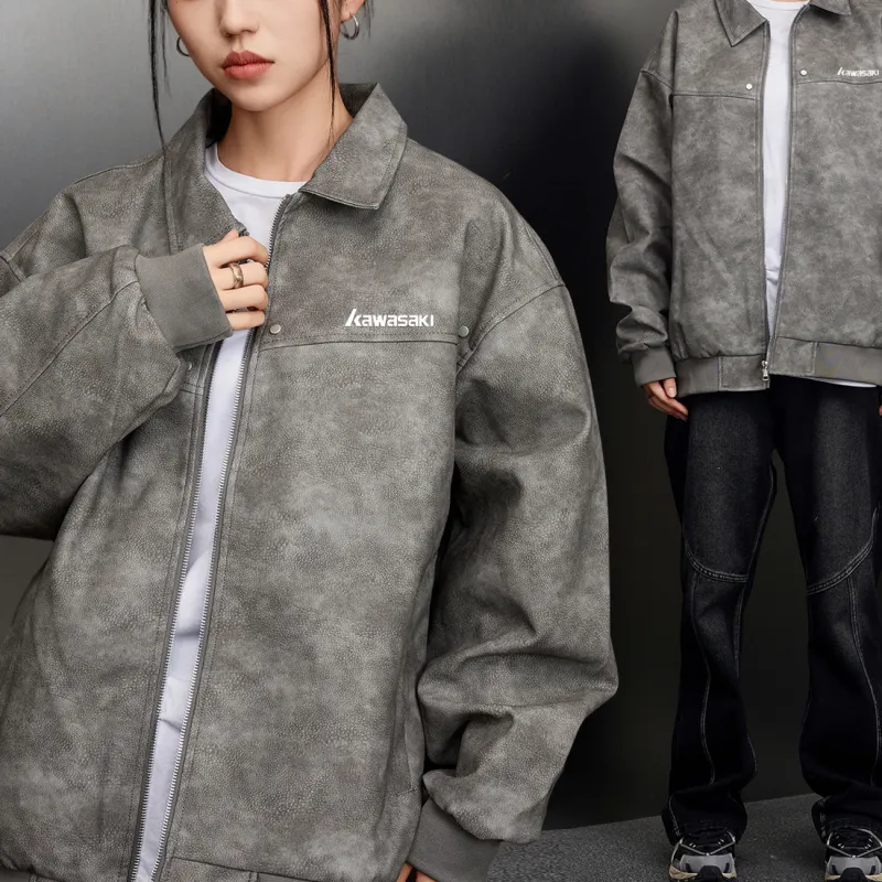 Kawasaki Leather Jackets Unisex-10