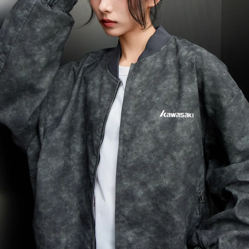 Kawasaki Leather Jackets Unisex-3
