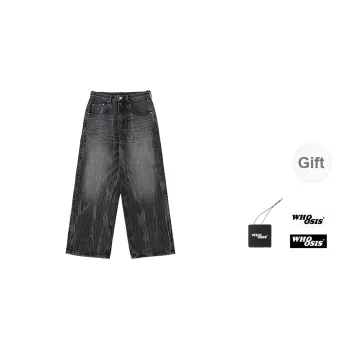 WHOOSIS Jeans Unisex Dark Gray