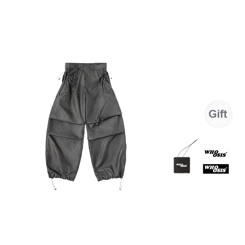 WHOOSIS Cargo Pants Unisex Gray-0