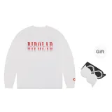 White (Red Text)
