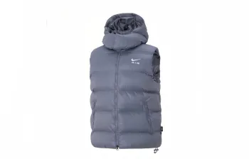 Nike Air Therma FIT Hoody Vest Gray