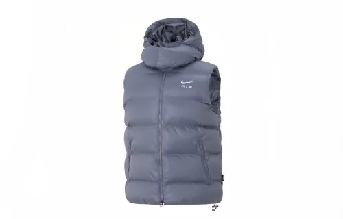 Nike Air Therma FIT Hoody Vest Gray