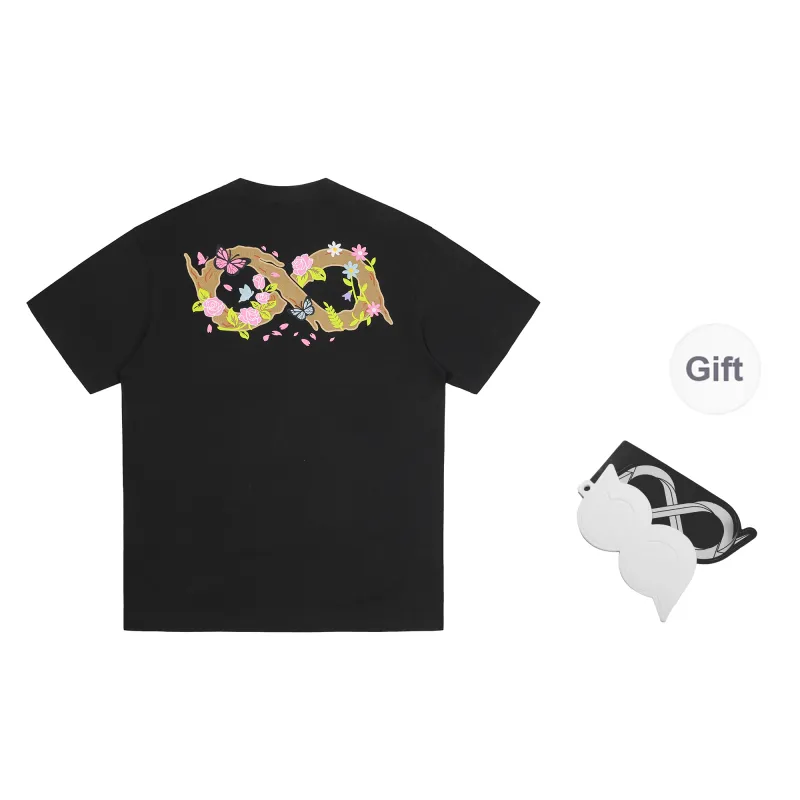 BIPOLAR Summer American Vintage Hip Hop Trendy, 100% Cotton Loose Fit Versatile Casual T Shirt Unisex White Black-3
