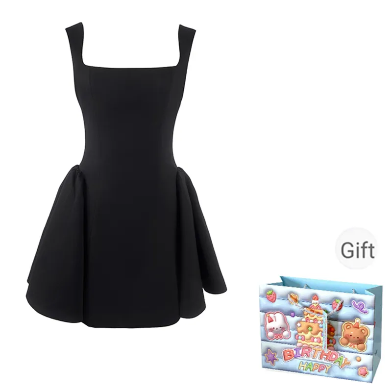 REMOULD Slip Dresses Women's Black-0