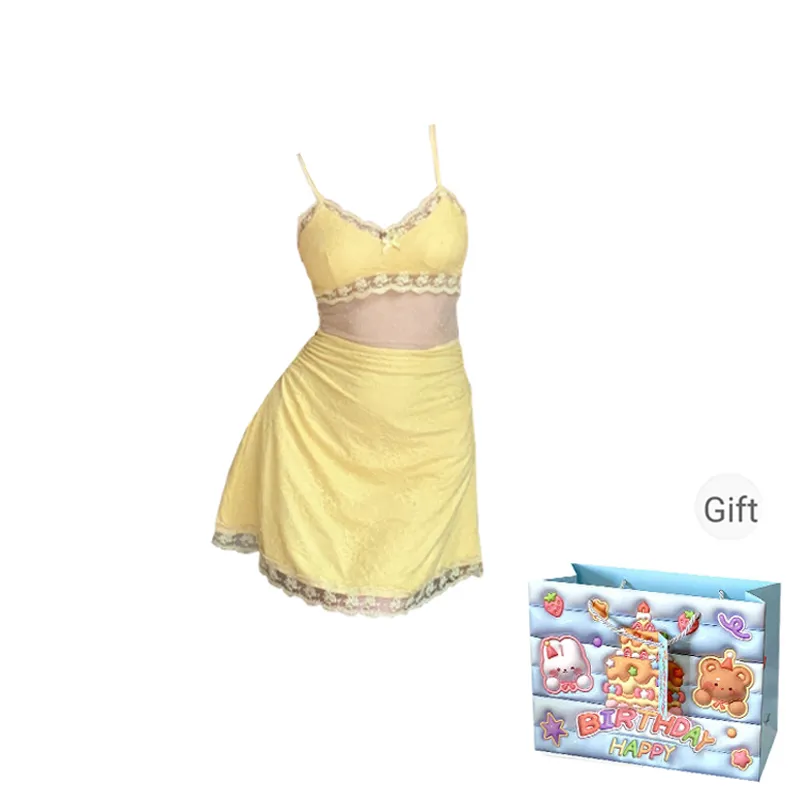 REMOULD Slip Dress Women's Yellow-0