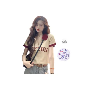 EVPGB T Shirts Women's Apricot