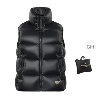 GOLDFARM Down Jacket Vest Unisex Black