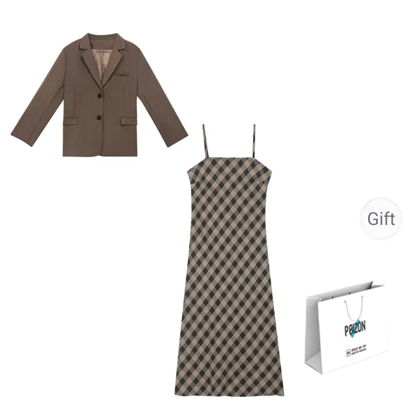 CPAURA Two Piece Skirt Sets Women's-0