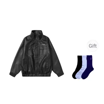 ICH MODE Leather Jackets Unisex