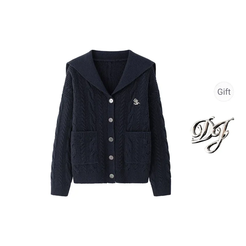 Tokyo Season Knitwear Women's Navy Blue-0