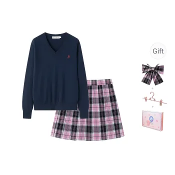Tokyo Season Uniform Women's Gift Box Set Dark Blue+Gray Pink