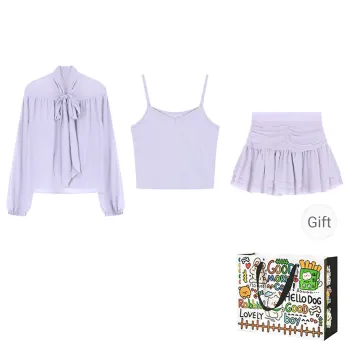 Dippanis Skirt Set Women's Purple