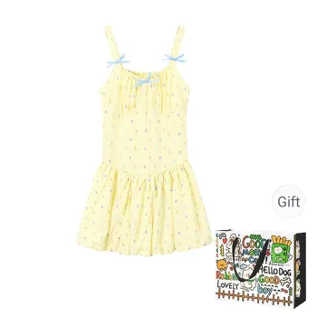 Dippanis Slip Dress Women's Yellow