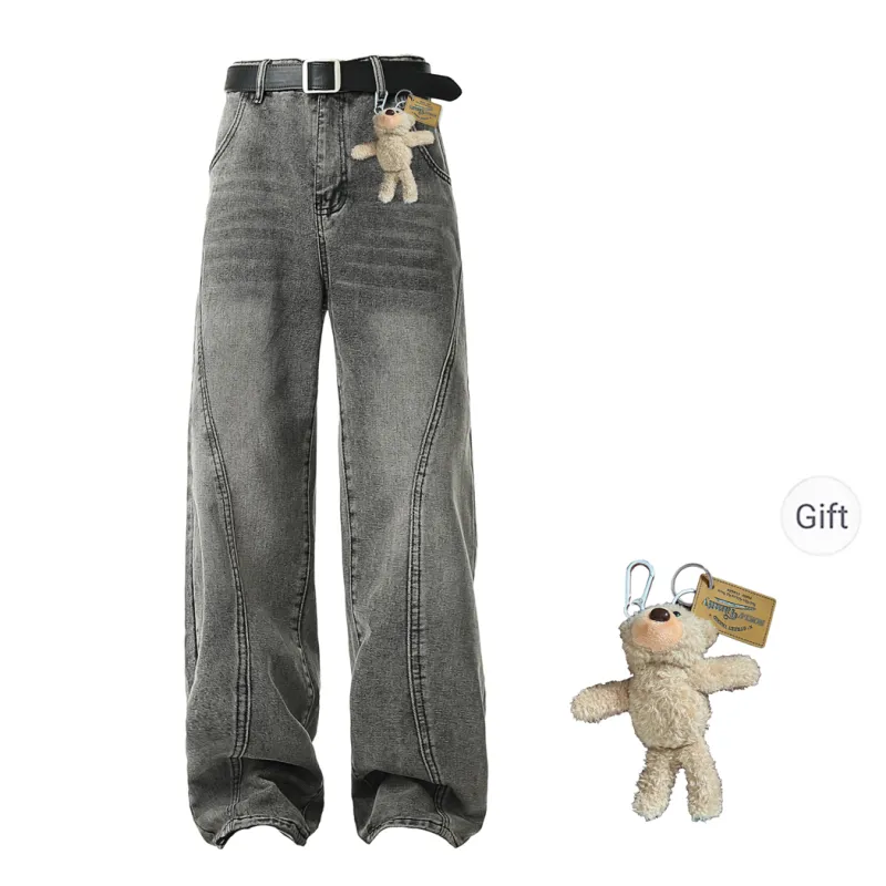 HOKLV Jeans Unisex-0