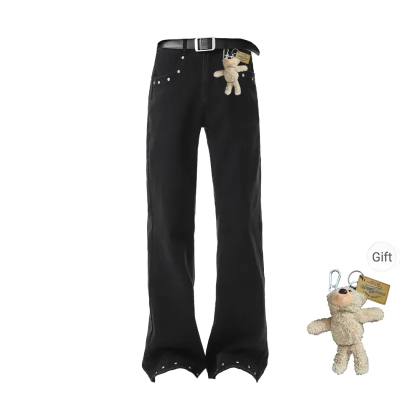 HOKLV Jeans Unisex-6