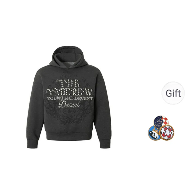YADcrew Sweatshirt Unisex Dark Gray-0