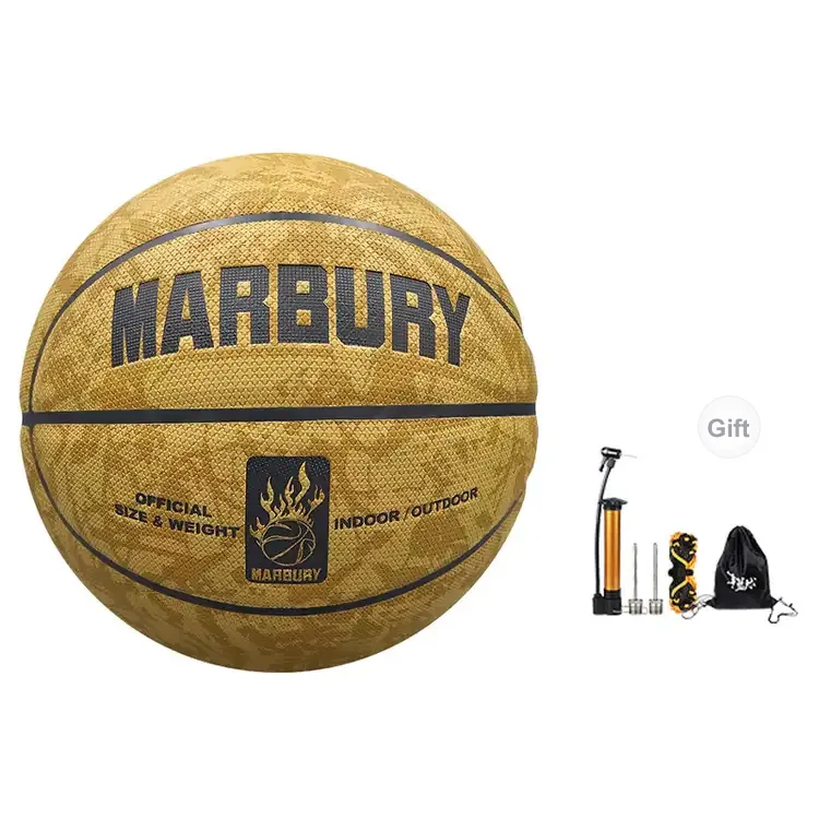 MARBURY PU Basketball Camel Size 7 Training Unisex-0