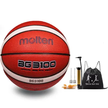 Molten PU Basketball Orange Red Size 5 Training Unisex