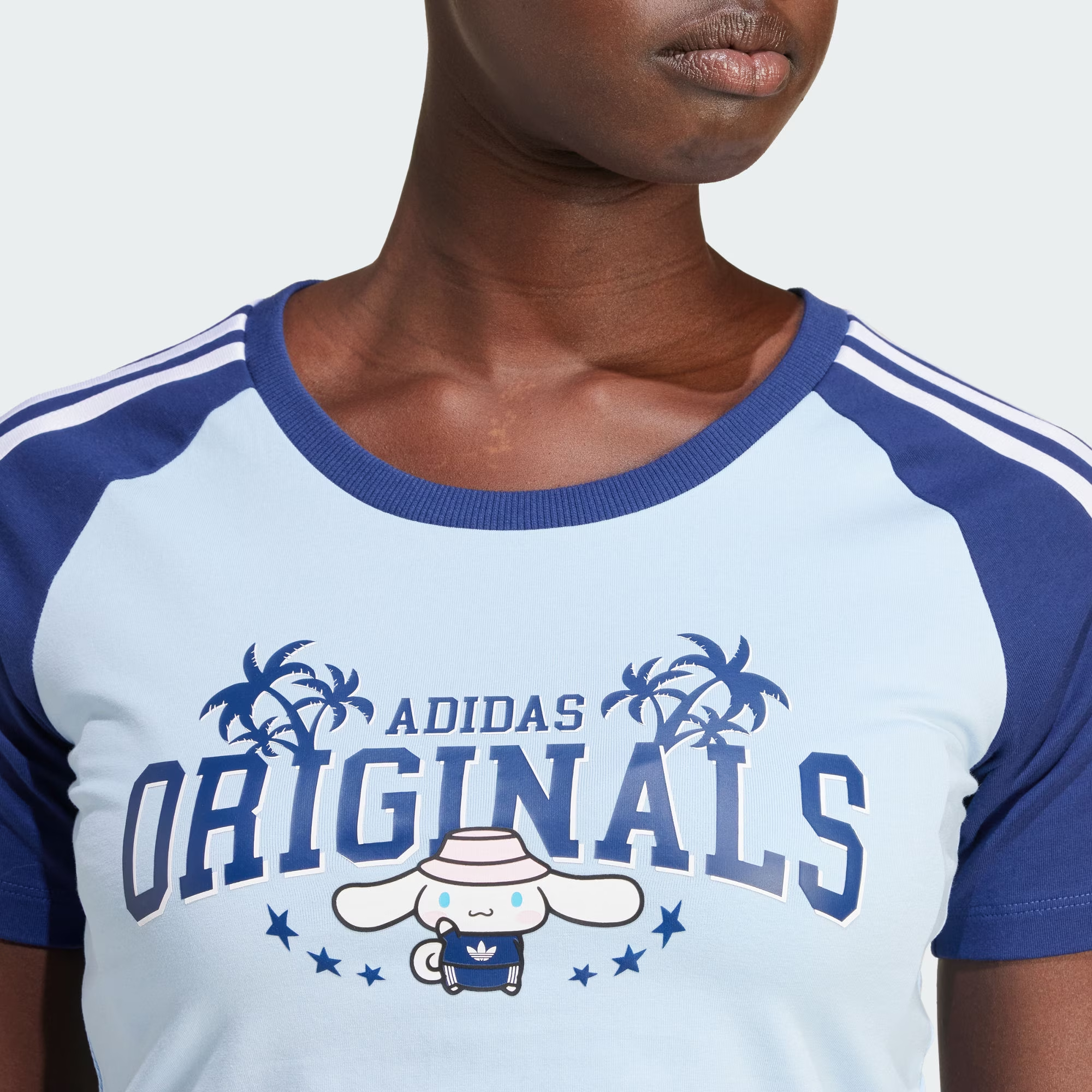 Adidas originals X Hello Kitty Cinnamoroll Graphic Baby Tee Adidas originals X Hello Kitty Cinnamoroll Graphic Baby Tee