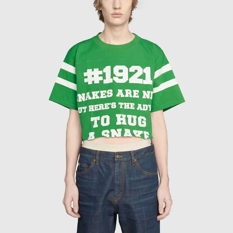 GUCCI 1921 T Shirts Men Green