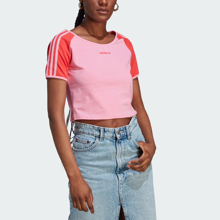 Adidas Originals Crop Tops Women s Pink POIZON