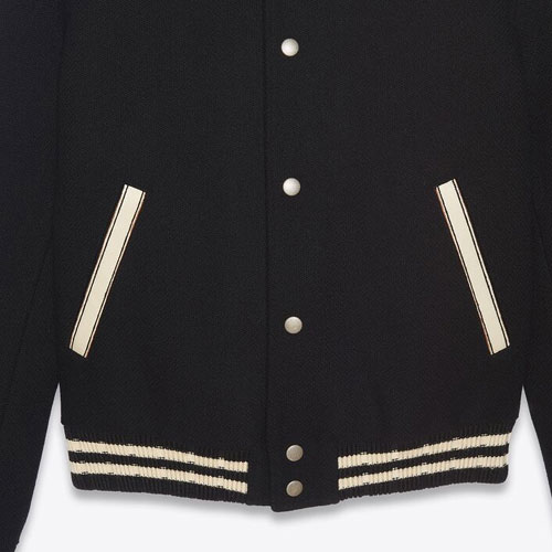 SAINT LAURENT Jacket Men Black 50