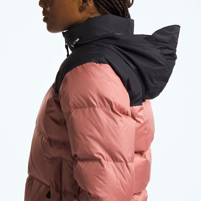 Peach north face jacket best sale