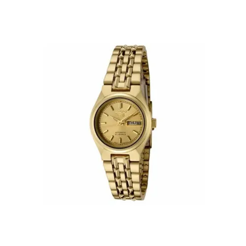 SEIKO Automatic Mechanical Movement Stainless Steel Strap Watch Women's Watch Gold Dial