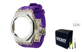 Vickit Offshore Silver Shell Collection Watch Cases Unisex