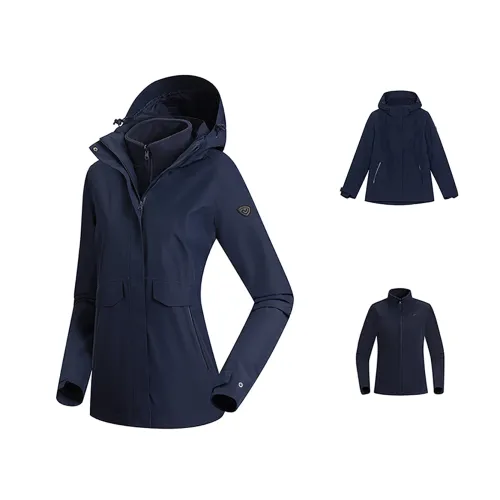 NORTHLAND Windbreaker Jackets Women's Navy Blue