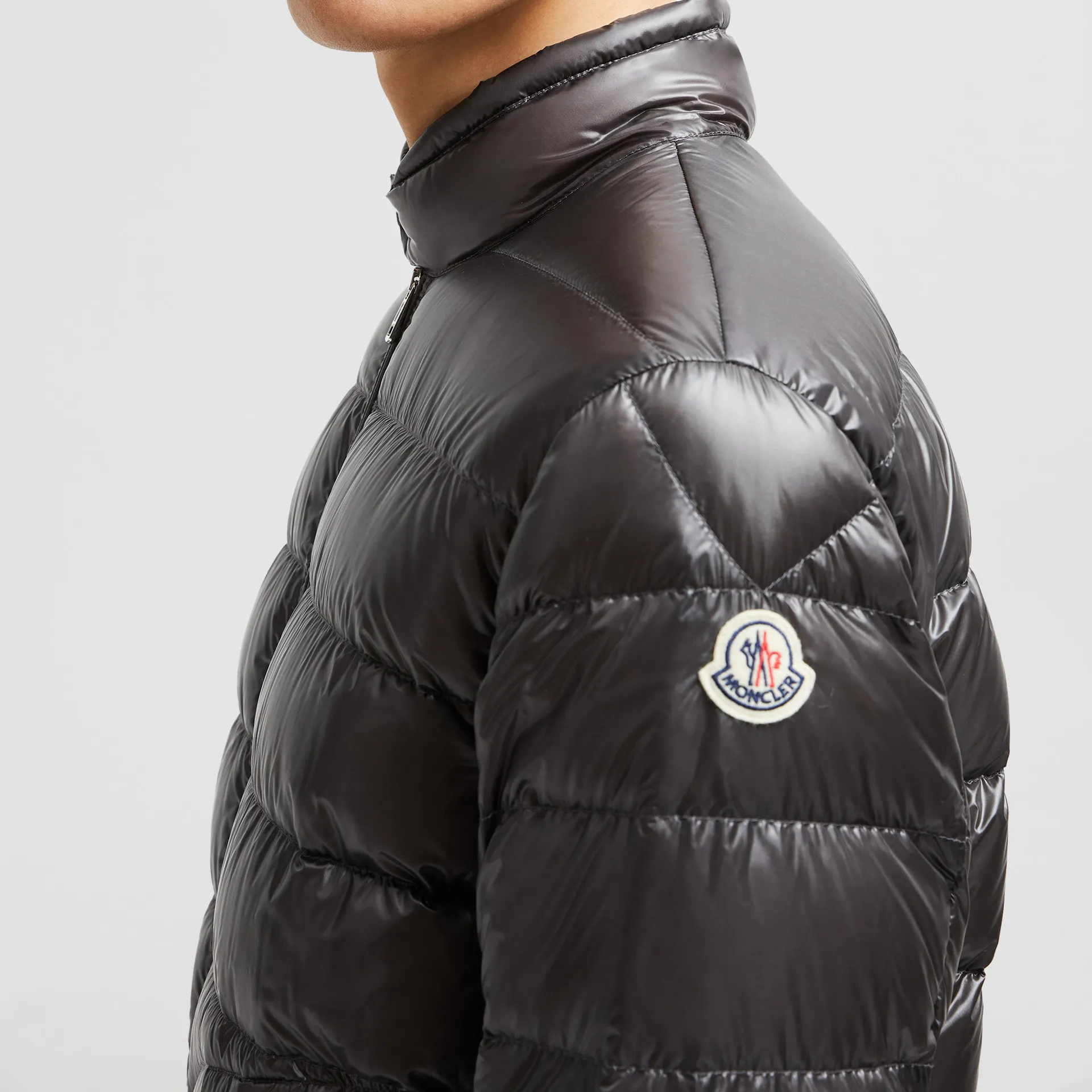 Moncler Acorus Series Down Jackets Men Dark Gray