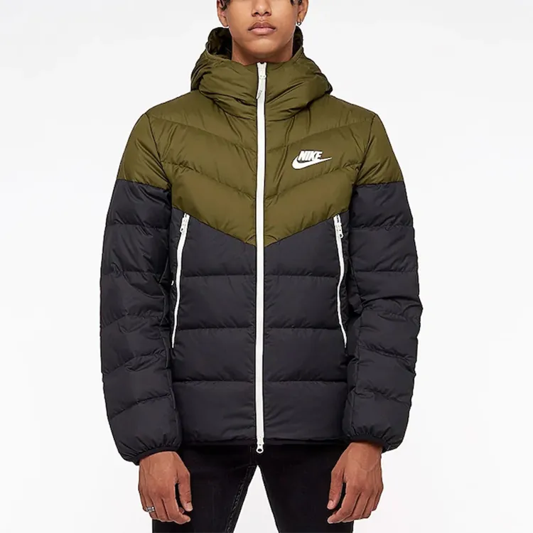 Nike Down Jackets Men's Green Black Multicolor