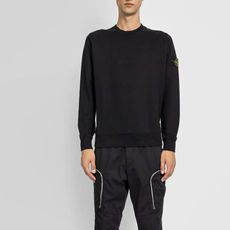 STONE ISLAND Sweatshirts Unisex Black