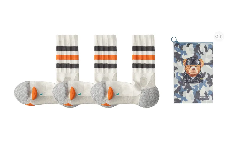 Caramella Mid Calf Socks Men's Box 3 Pack-3