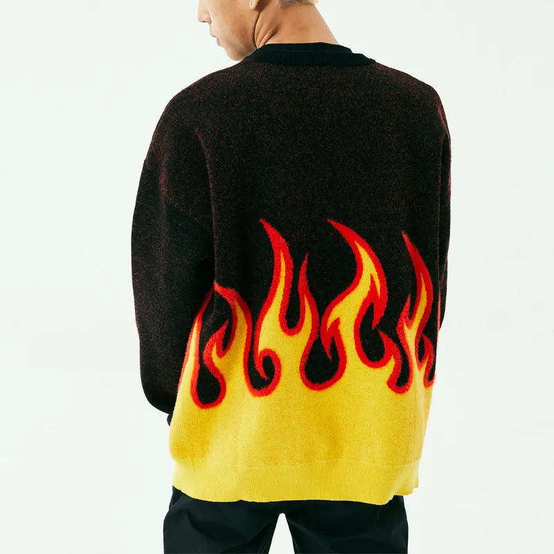 BURNIN Sweaters Unisex Black-6