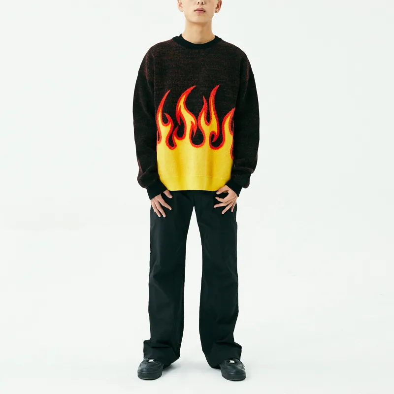 BURNIN Sweaters Unisex Black-2