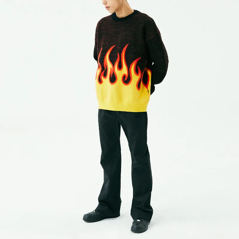 BURNIN Sweaters Unisex Black-3