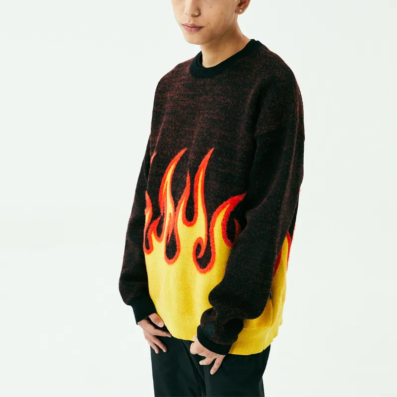 BURNIN Sweaters Unisex Black-5