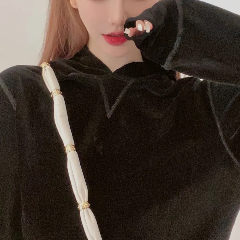 Charlie Luciano Sweatshirt Women's Black-3