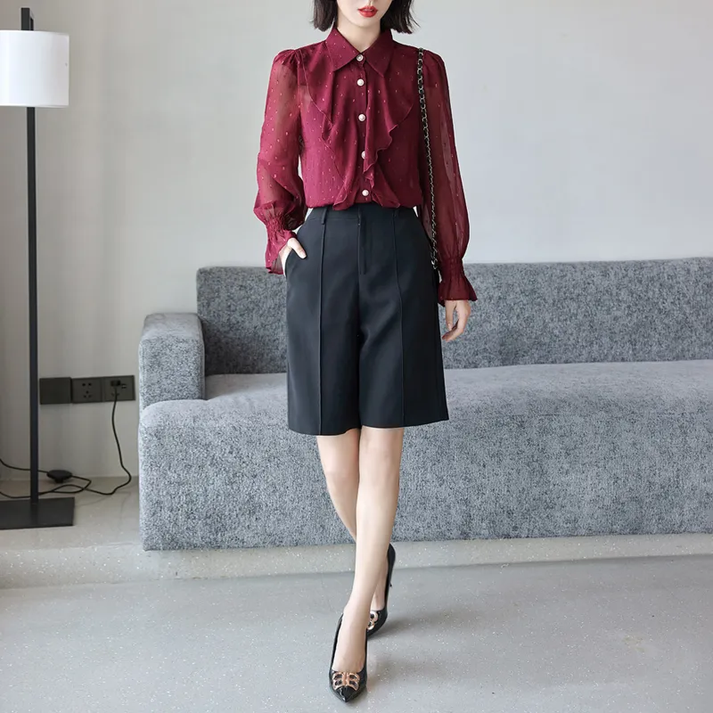 MT Shirts Women's Burgundy-3