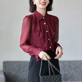 MT Shirts Women's Burgundy