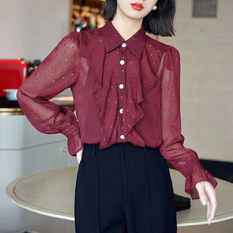 MT Shirts Women's Burgundy-4